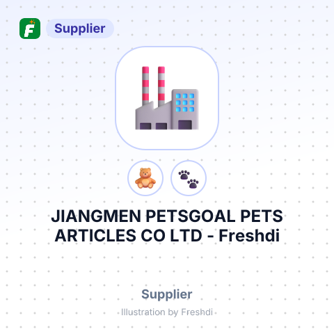 JIANGMEN PETSGOAL PETS ARTICLES CO LTD – summary card, no photo uploaded yet