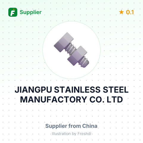 JIANGPU STAINLESS STEEL MANUFACTORY CO.,LTD – summary card, no photo uploaded yet