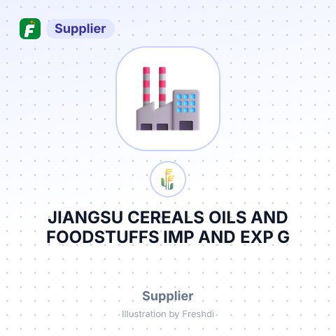 JIANGSU CEREALS, OILS AND FOODSTUFFS IMP AND EXP G – summary card, no photo uploaded yet