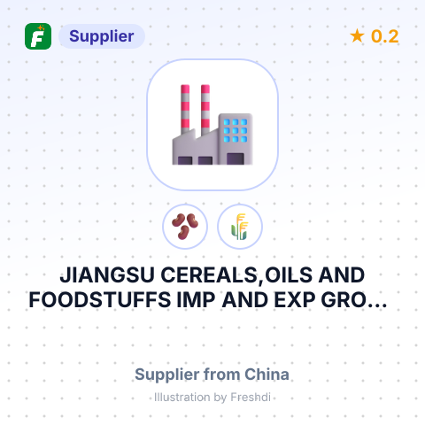 JIANGSU CEREALS,OILS AND FOODSTUFFS IMP AND EXP GROUP CROP – summary card, no photo uploaded yet