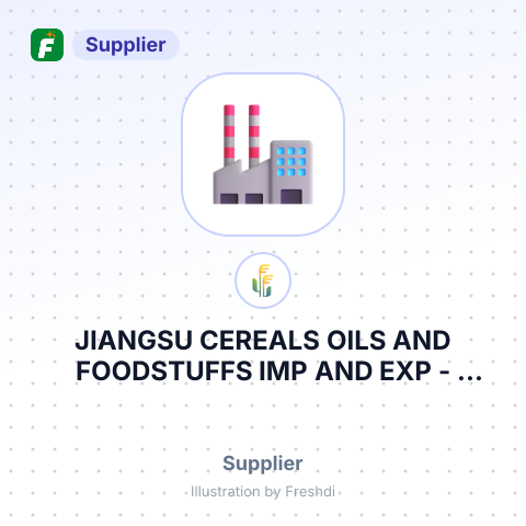 JIANGSU CEREALS OILS AND FOODSTUFFS IMP AND EXP – summary card, no photo uploaded yet