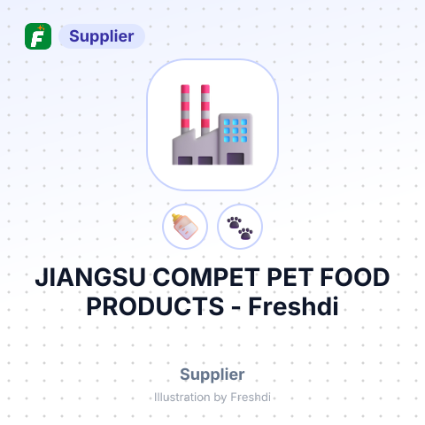 JIANGSU COMPET PET FOOD PRODUCTS – summary card, no photo uploaded yet