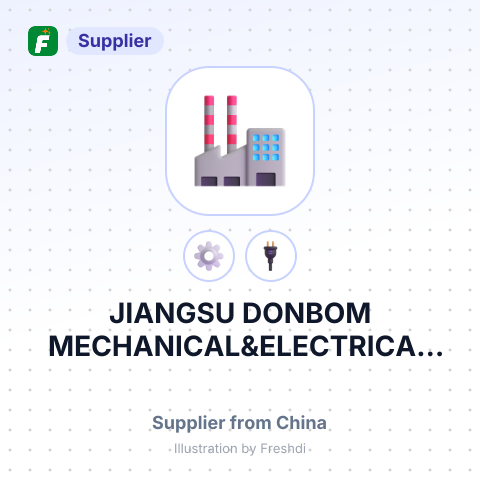 JIANGSU DONBOM MECHANICAL&ELECTRICAL CO., LTD – summary card, no photo uploaded yet