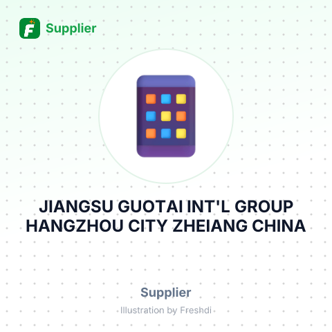 JIANGSU GUOTAI INT'L GROUP HANGZHOU CITY ZHEIANG CHINA – summary card, no photo uploaded yet