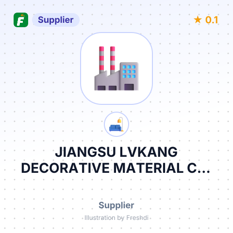 JIANGSU LVKANG DECORATIVE MATERIAL CO., LTD. – summary card, no photo uploaded yet