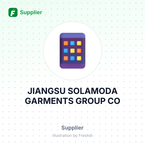 JIANGSU SOLAMODA GARMENTS GROUP CO – summary card, no photo uploaded yet