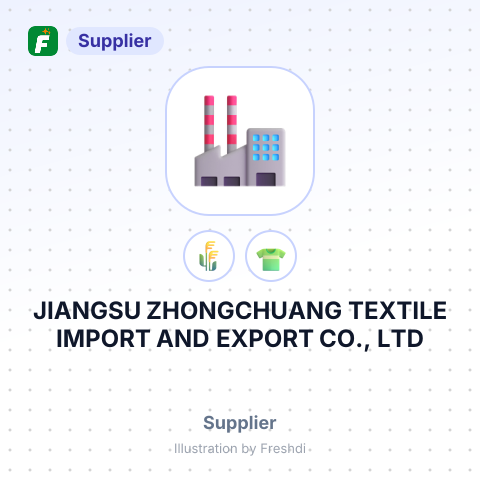 JIANGSU ZHONGCHUANG TEXTILE IMPORT AND EXPORT CO., LTD – summary card, no photo uploaded yet