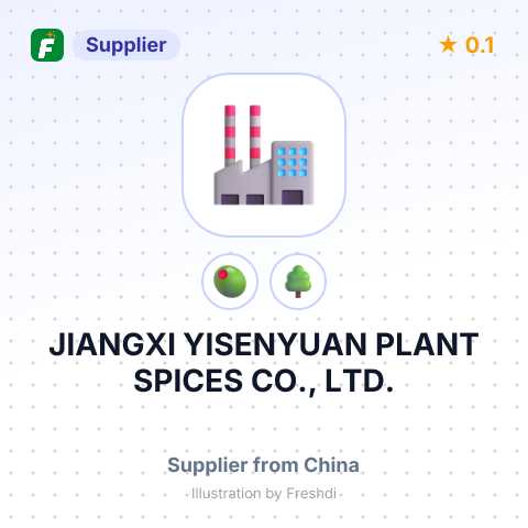 JIANGXI YISENYUAN PLANT SPICES CO., LTD. – summary card, no photo uploaded yet