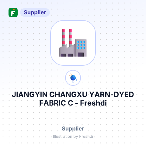 JIANGYIN CHANGXU YARN-DYED FABRIC C – summary card, no photo uploaded yet
