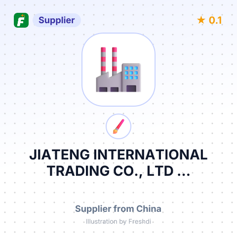 JIATENG INTERNATIONAL TRADING CO., LTD ... – summary card, no photo uploaded yet