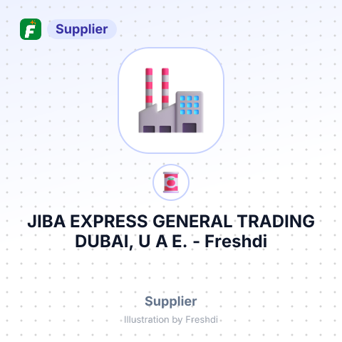 JIBA EXPRESS GENERAL TRADING DUBAI, U A E. – summary card, no photo uploaded yet