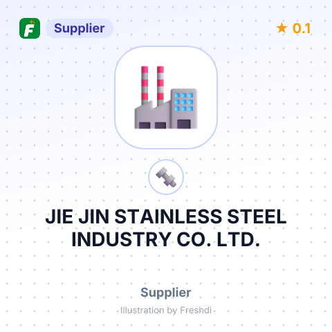 JIE JIN STAINLESS STEEL INDUSTRY CO., LTD. – summary card, no photo uploaded yet