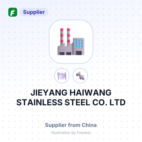 JIEYANG HAIWANG STAINLESS STEEL CO., LTD – summary card, no photo uploaded yet