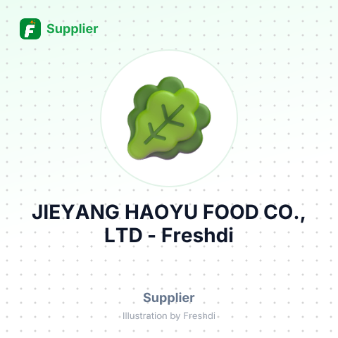 JIEYANG HAOYU FOOD CO., LTD – summary card, no photo uploaded yet