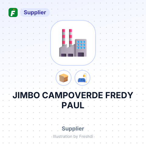 JIMBO CAMPOVERDE FREDY PAUL – summary card, no photo uploaded yet