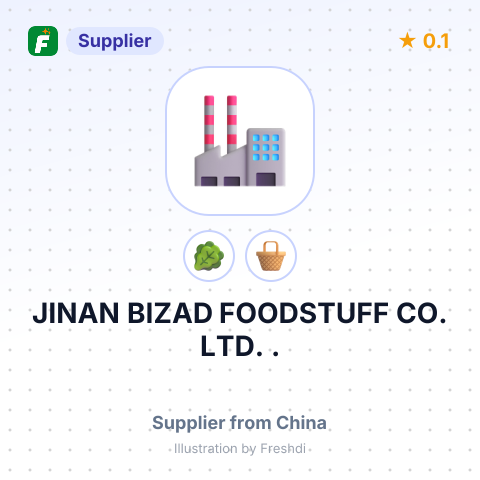 JINAN BIZAD FOODSTUFF CO., LTD., ., – summary card, no photo uploaded yet