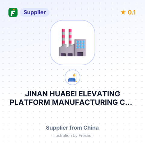 JINAN HUABEI ELEVATING PLATFORM MANUFACTURING CO., LTD – summary card, no photo uploaded yet