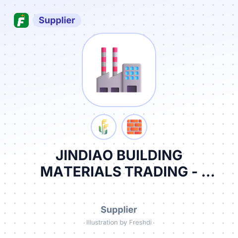 JINDIAO BUILDING MATERIALS TRADING – summary card, no photo uploaded yet