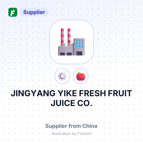 JINGYANG YIKE FRESH FRUIT JUICE CO. – summary card, no photo uploaded yet