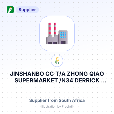 JINSHANBO CC T/A ZHONG QIAO SUPERMARKET /N34 DERRICK AVENUE/NCYRILDENE/NSOUTH – summary card, no photo uploaded yet