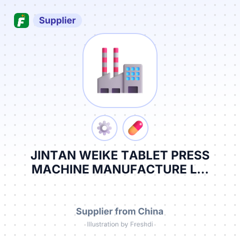 JINTAN WEIKE TABLET PRESS MACHINE MANUFACTURE L... – summary card, no photo uploaded yet