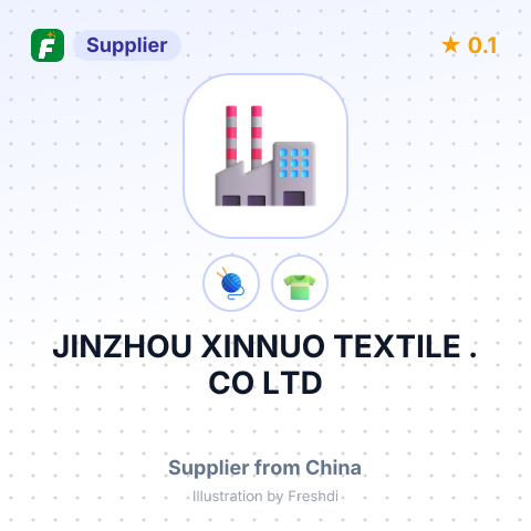 JINZHOU XINNUO TEXTILE ., CO LTD – summary card, no photo uploaded yet