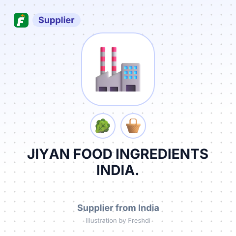 JIYAN FOOD INGREDIENTS INDIA. – summary card, no photo uploaded yet