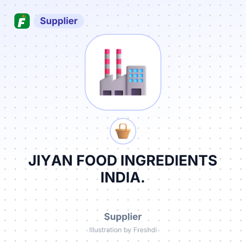 JIYAN FOOD INGREDIENTS INDIA. – summary card, no photo uploaded yet