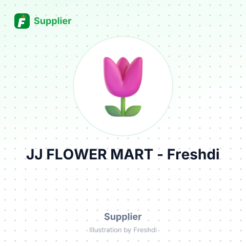 JJ FLOWER MART – summary card, no photo uploaded yet