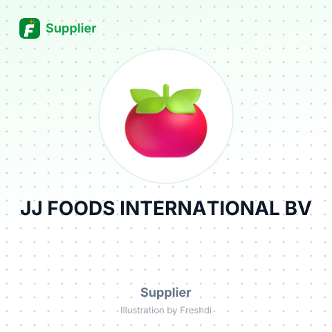 JJ FOODS INTERNATIONAL BV – summary card, no photo uploaded yet