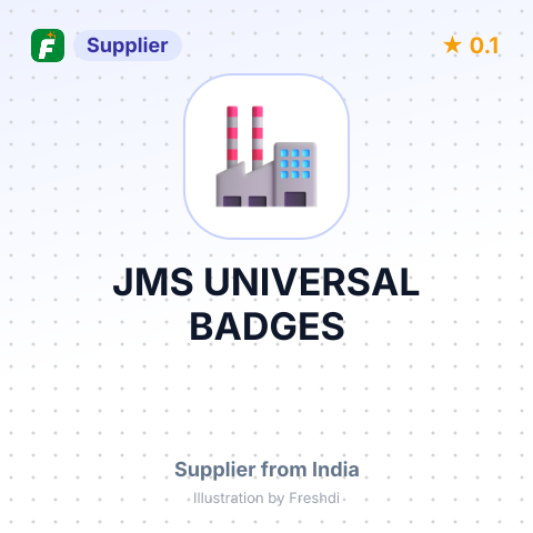 JMS UNIVERSAL BADGES – summary card, no photo uploaded yet