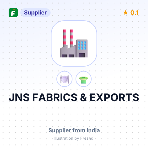 JNS FABRICS & EXPORTS – summary card, no photo uploaded yet