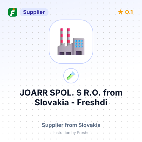 JOARR SPOL. S R.O. – summary card, no photo uploaded yet