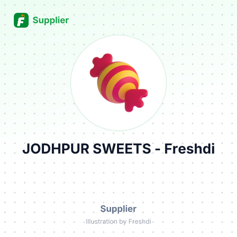 JODHPUR SWEETS – summary card, no photo uploaded yet