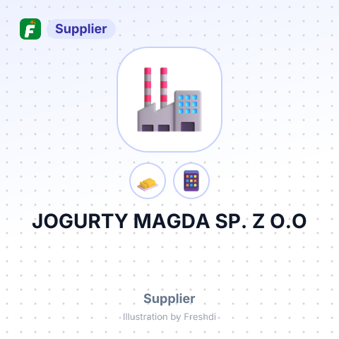 JOGURTY MAGDA SP. Z O.O – summary card, no photo uploaded yet