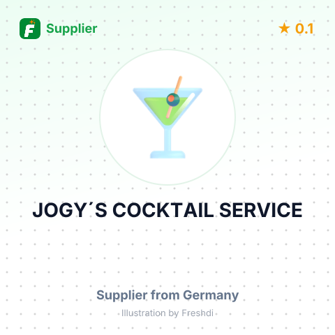 JOGY´S COCKTAIL SERVICE – summary card, no photo uploaded yet