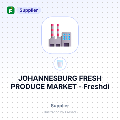 JOHANNESBURG FRESH PRODUCE MARKET – summary card, no photo uploaded yet