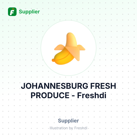 JOHANNESBURG FRESH PRODUCE – summary card, no photo uploaded yet