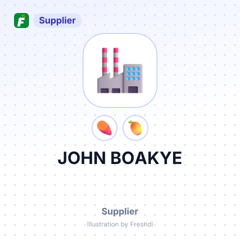 JOHN BOAKYE – summary card, no photo uploaded yet
