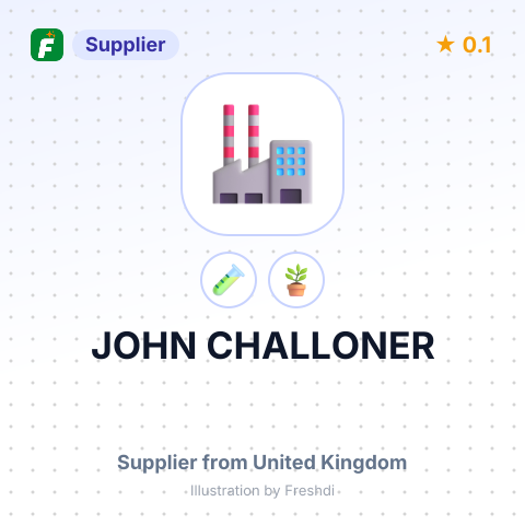 JOHN CHALLONER – summary card, no photo uploaded yet