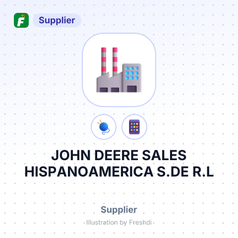 JOHN DEERE SALES HISPANOAMERICA S.DE R.L – summary card, no photo uploaded yet