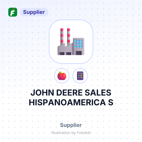 JOHN DEERE SALES HISPANOAMERICA S – summary card, no photo uploaded yet