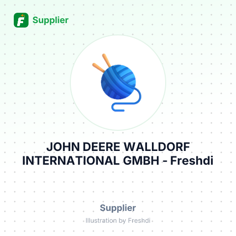 JOHN DEERE WALLDORF INTERNATIONAL GMBH – summary card, no photo uploaded yet