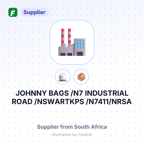 JOHNNY BAGS /N7 INDUSTRIAL ROAD /NSWARTKPS /N7411/NRSA – summary card, no photo uploaded yet