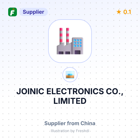 JOINIC ELECTRONICS CO., LIMITED – summary card, no photo uploaded yet