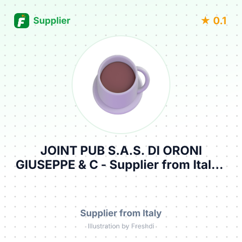 JOINT PUB S.A.S. DI ORONI GIUSEPPE & C – summary card, no photo uploaded yet