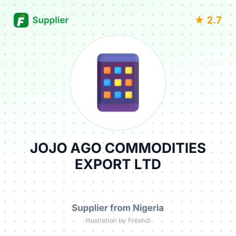 JOJO AGO COMMODITIES EXPORT LTD – summary card, no photo uploaded yet