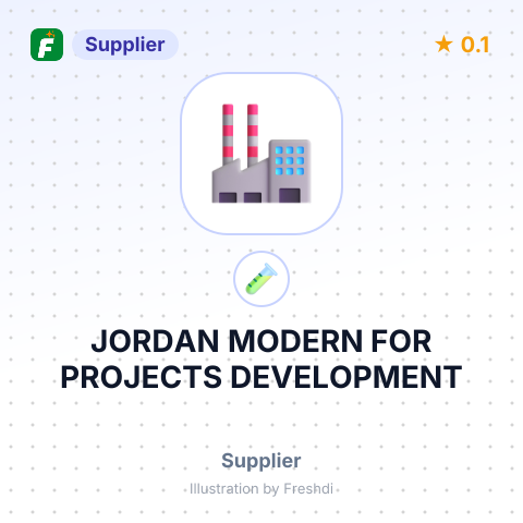 JORDAN MODERN FOR PROJECTS DEVELOPMENT – summary card, no photo uploaded yet