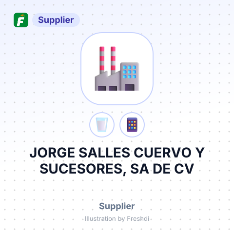 JORGE SALLES CUERVO Y SUCESORES, SA DE CV – summary card, no photo uploaded yet