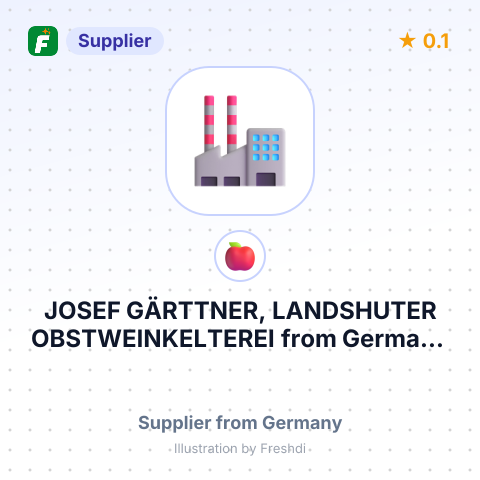 JOSEF GÄRTTNER, LANDSHUTER OBSTWEINKELTEREI – summary card, no photo uploaded yet